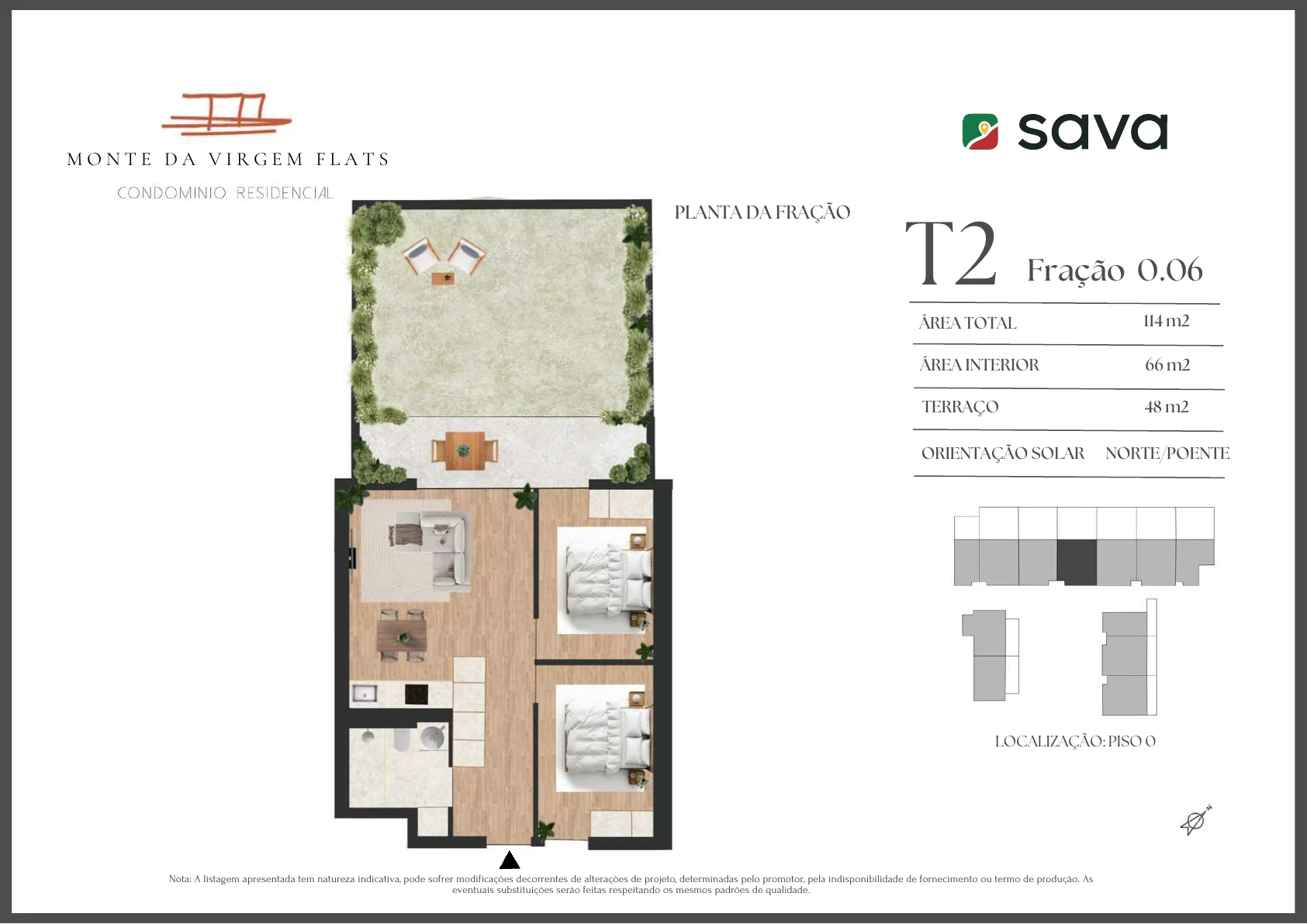 Planta T2 – Fração 0.06