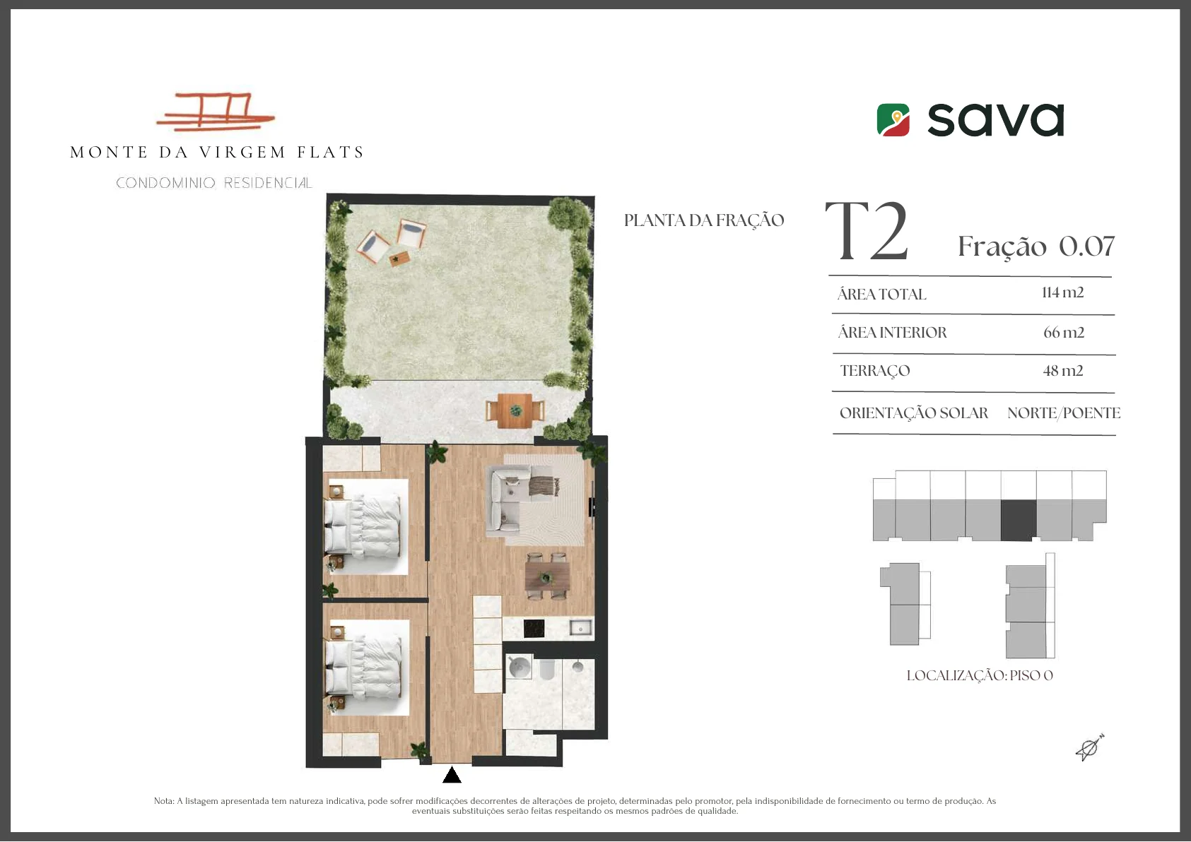 Planta T2 – Fração 0.07