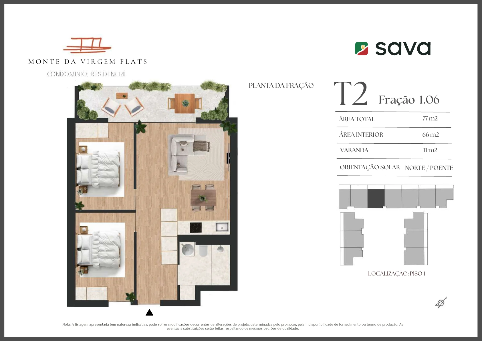 Planta T2 – Fração 1.06